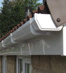 Gutters to prevent water damage